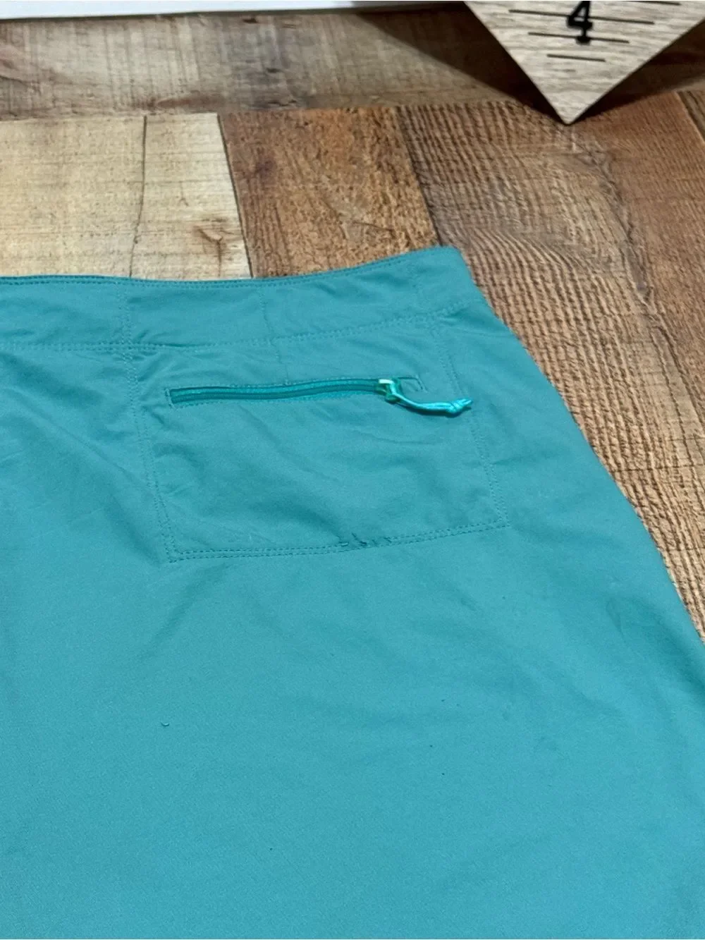 Patagonia Board Shorts Mens 35 Teal Light & Variable Swim Beach Travel